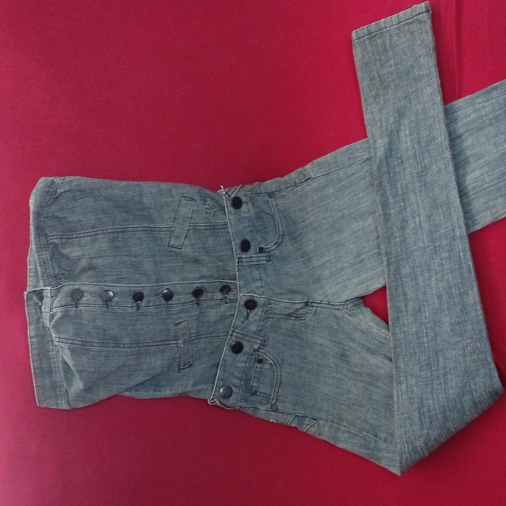 Women's sexy Skinny Jeans and halter top set